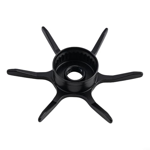 Modified Star Brake For Abu Garcia Max Series B3/B4/P3/P4/P5 Fishing Reel, 6-Star Drag Adjustment Knob, Aluminum Alloy DIY Replacement Part (right hand black) - color: black, size: right hand