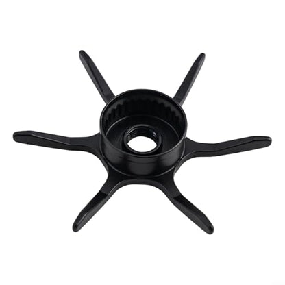 Modified Star Brake For Abu Garcia Max Series B3/B4/P3/P4/P5 Fishing Reel, 6-Star Drag Adjustment Knob, Aluminum Alloy DIY Replacement Part (right hand black) - color: black, size: right hand