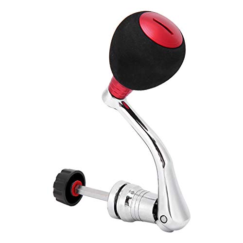 Reel Replacement Power Handle Metal Rocker Arm Grip for Spinning Fishing Reel (4000 5000 6000 Large Size) - color: Red, size: 4000 5000 6000 large size