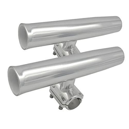2Pcs Aluminum clamp on Fishing Rod Holder for Rails 1-1/2" to 1-3/4"