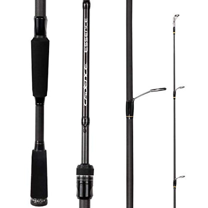 Cadence Essence 2025 Compact Design Spinning Rod 5.6FT | 24-Ton Graphite Lightweight | Stainless Steel SIC Guides | Freshwater & Saltwater | High Sensitivity - style: 7'0"|anti Snapped|medium|fast|1 Piece