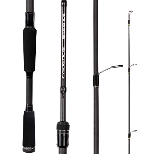 Cadence Essence 2025 Compact Design Spinning Rod 5.6FT | 24-Ton Graphite Lightweight | Stainless Steel SIC Guides | Freshwater & Saltwater | High Sensitivity - style: 6'6"|medium|fast|1 Piece