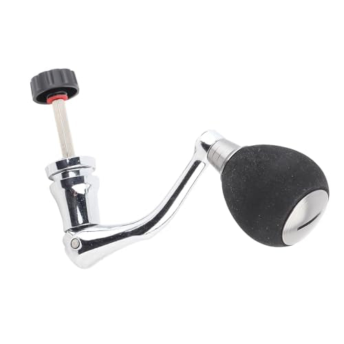 Fishing Reel Handle, Metal Spinning Reel Handle, Lightweight Rocker Handles Offers Firm Fixation with Hex Trunk for Series 2000 and 3000, Reel Repair Replacement