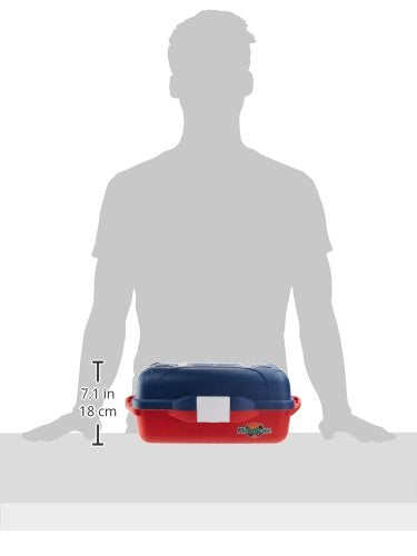 EAGLE CLAW GO FISH EXTREME VALUE TACKLE BOX KIT, 55 PIECES, CONTAINS AN ASSORTMENT OF HOOKS, RIGS, SINKERS, AND OTHER TACKLE FOR FRESHWATER FISHING | fishing-tackle-boxes
