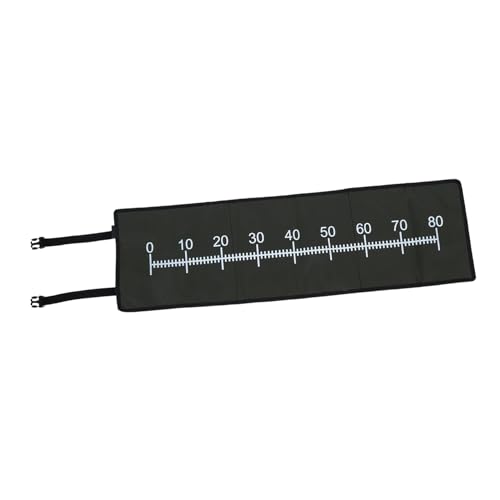 Mikikit Folding Fish Measuring Board: High Precision Fish Ruler Lightweight and Portable Fishing Equipment Waterproof for Carp Fishing