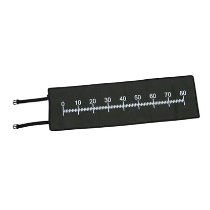 Mikikit Folding Fish Measuring Board: High Precision Fish Ruler Lightweight and Portable Fishing Equipment Waterproof for Carp Fishing