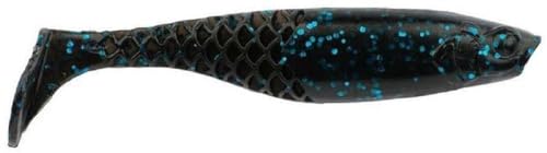 Berkley PowerBait Paddlin' PowerStinger Fishing Soft Bait - color: Black Blue Fleck, size: 3 1/2"