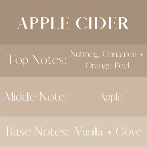 River Birch Apple Cider Scented Linen and Room Spray | Home Fragrance | 4 oz Glass Amber Bottle | Luxury Signature Scent | Handmade in Texas - color: Apple Cider