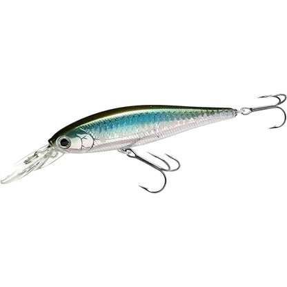 LUCKY CRAFT Pointer 78DD Freshwater Fishing Lure and Gear for Bass & Trout, 3 inch Deep Diving Suspending Jerkbait Fishing Line, Pressure-Ready Fish Bait, Premium Gear for Tackle Box, - color: 254 MS MJ Herring - Aurora Wakasagi