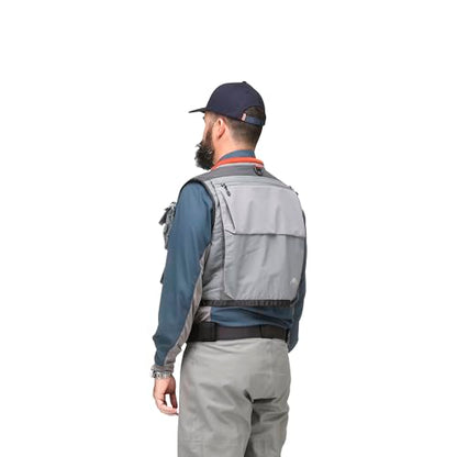 Simms Guide Vest Steel S - size: Small