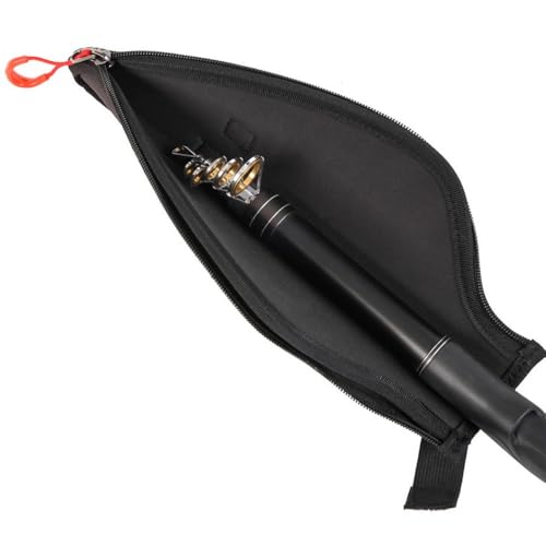 EVA Fishing Rod Tip Protector – Large Zipper Opening Protective Sleeve for Guide Rings & Telescopic Rods,Lightweight & Durable Rod Tip Cover‌