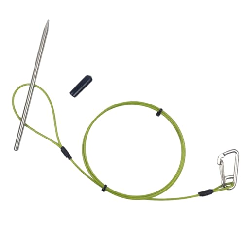 Fishing Rope Heavy Duty Clip Rope | with Carabiner Heavy Duty Fishing Equipment for Scuba Kayaking Lake Pond Seaside Stream - color: Rope length 80cm