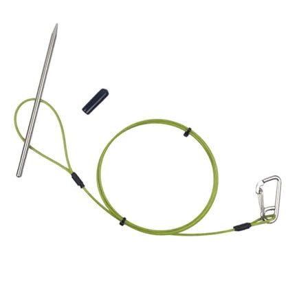 Fishing Rope Heavy Duty Clip Rope | with Carabiner Heavy Duty Fishing Equipment for Scuba Kayaking Lake Pond Seaside Stream - color: Rope length 80cm