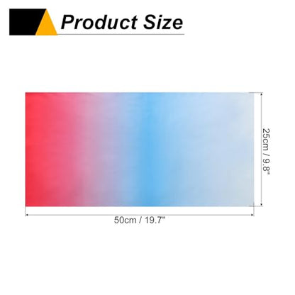 HARFINGTON Summer Cooling Neck Gaiter Sun Protection Face Mask Fishing Necks Gaiter Unisex for Cycling Outdoor Sports - color: Gradient Red-blue