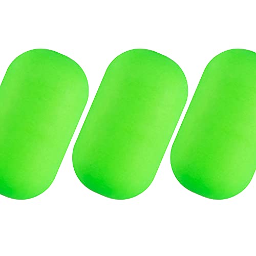 Dr.Fish 30 Pack Fishing Rig Floats Pompano Floats Walleye Rig Lure Making Accessories Surf Fishing Foam Snell Bobbers - color: Green, size: Large-2/3*2/5"