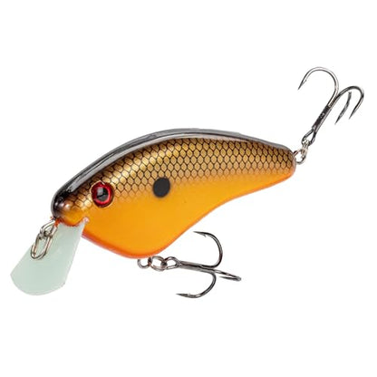 Strike King Hardliner Fishing Lure, Flat Sided Crankbait, Circuit Board Lip, Extra Tight Wobble, Size 4 Treble Hooks - color: Baby Carp