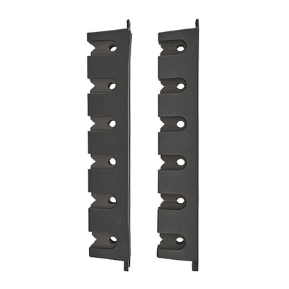 Berkley Horizontal Fishing Rod Rack, Stores 6 Rods, Black, Soft Foam Grip Pads Protect Rod Finishes, Durable Construction, Easy to Mount with Common Tools - style: Horizontal 6 Rod Rack (New Model)