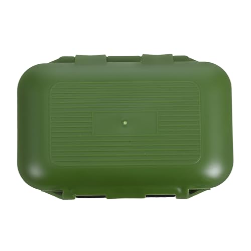 ibasenice Waterproof Fishing Accessory Box Small Lure and Hooks Storage Container Thicker Plastic Tackle Organizer for Freshwater and Saltwater Anglers