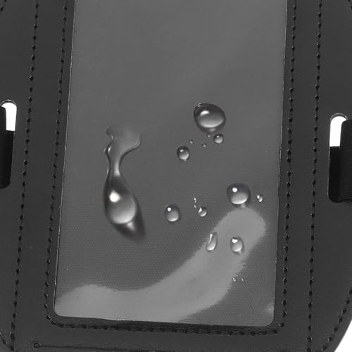 Waterproof Horizontal Security Arm Badge Holder with Strap, Fishing License Id Card Holder for Outdoor Workplaces and Team Identification