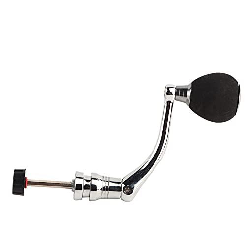 Reel Replacement Power Handle Metal Rocker Arm Grip for Spinning Fishing Reel (4000 5000 6000 Large Size) - color: Silver, size: 4000 5000 6000 large size