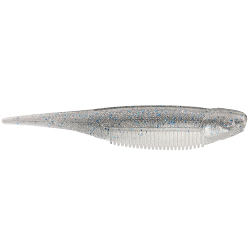 Strike King Strike King Spotlight Shim-E Minnow Fishing Lure, Soft Plastic Jerkbait, 6-Pack - color: Smokey Shad, size: 3"