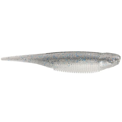 Strike King Strike King Spotlight Shim-E Minnow Fishing Lure, Soft Plastic Jerkbait, 6-Pack - color: Smokey Shad, size: 3"