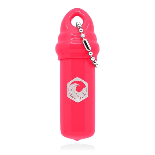 Seahive Floating Keychain (1 pack) with Waterproof Safety Container Boat Key Float - Pontoon, Fishing Accessories key holder - color: Pink
