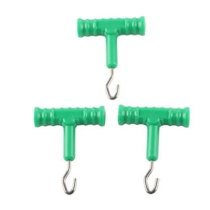 3 Pieces Knot Puller Fishing Lure Rig Tool Accessories Outdoor Fishing (Green) - color: Green