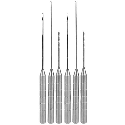VINGVO Fishing Rigging Combo Set, Stainless Steel Aluminum Alloy Bait Needle Kit with Hook Needle Stringer, Fishing Rigging Set for Enthusiasts