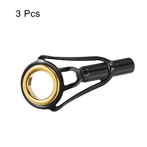 PATIKIL Fishing Rod Tips Repair Kit Stainless Steel Ring Guide for Saltwater Freshwater Fishing - size: 3.6mm