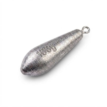 Teardrop Drop Shot Sinkers – Lead Fishing Weights & Sinkers for Bass, Catfish & Surf Fishing – Freshwater & Saltwater – 10 Sizes 1/2oz to 7oz, More Per Pack - style: 100g/3.5oz – 6pcs