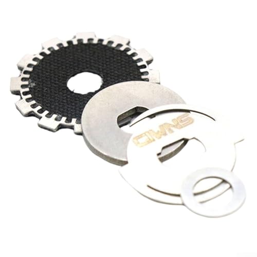 FABULETTA Fishing Reel Repair Kit Drag Clicker Washer Set Carbon Fiber Pads Stainless Steel for Abu Garcia Revo4 SX Baitcasting Reel Parts Black