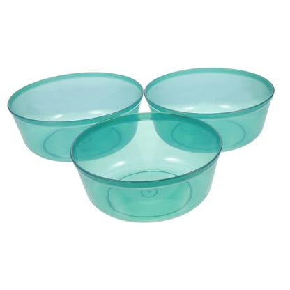 UPKOCH 3pcs Non-Stick Fishing Bait Basin Thick Stackable Mixing Bowls for Easy Bait Storage Outdoor Fishing Tools and Lightweight Design for Anglers