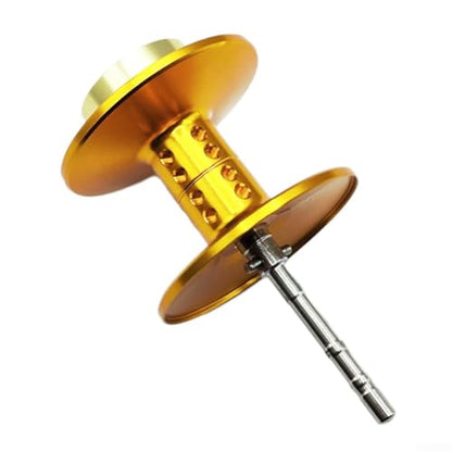 Baitcasting Reel Spool Replacement, Metal Line Cup Assembly, Fishing Reel Part for Tatula CS Salamandura 150, Black Gold Red Purple - color: gold