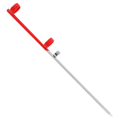 1pcs Heavy-Duty Stainless Steel Rod Holder with Ground Spike - for Surf Fishing, Rock Fishing, and Long Cast Rod Support