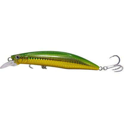 C-Strike Prime Action Jerkbait CS20 110mm and CS30 125mm - Suspending/Slow Sink Minnow Jerkbait Fishing Lure Fishing Lure - color: Leprechaun, size: 20g