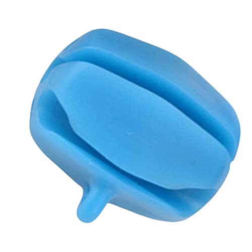 Portable Fishing Rod Fixed Ball Rod Puller Fixed Ball Practical Stop Lever Beam Soft Anti Collision Pole Ball for Outdoor Fishing, Light Blue