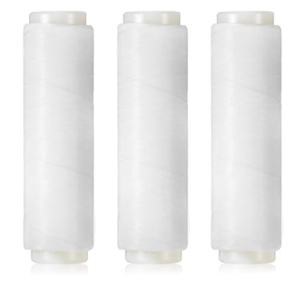 3 PCS Elastic Invisible Fishing Thread, 0.1/0.2 mm Length Length 656 Feet per Spool Clear Fishing Bait String Keeping Bait On Hook for Salmon Sturgeon Catfish