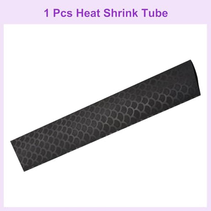 DMiotech Heat Shrink Sleeve Wrap Tubing x Tube Tubing for Fishing Rod Grips and Other Grips, Non Slip - Insulation - Waterproof 40'' Lengths, Dia 45mm Black Scales - color: Black Scales, size: Dia 45mm
