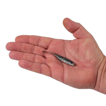 Berkley PowerBait Drip Minnow Fishing Soft Bait - color: Electric Shad, size: 3"