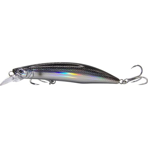 C-Strike Prime Action Jerkbait CS20 110mm and CS30 125mm - Suspending/Slow Sink Minnow Jerkbait Fishing Lure Fishing Lure - color: Nebula, size: 30g
