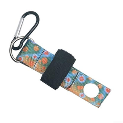 2 Pcs Fly Fishing Floatant And Sinkant Bottle Holder With Karabiner Clip, Nylon Webbing Gear Organizer For Waistcoat Or Jacket, Brook Trout Design