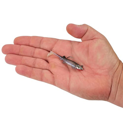 Berkley PowerBait Minnotator Fishing Soft Bait - color: Silver Smelt, size: 2.5 in - 1/8 oz