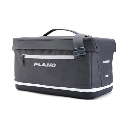 Plano Weekend Softside 3700 Tackle Bag, Cutting-Edge Fishing Tackle Bag, Molded Waterproof Base, Spacious Storage, Die Cut Tool Sleeves, Daisy Chain Attachment Points - color: Slate, style: 3700 Softsider Tackle Bag