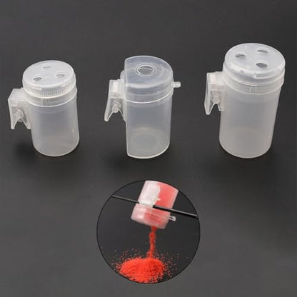 Fishing Pole Feeder Cup with Clip for Bait Delivery Plastic Pellet Pot Accessory for Carp Pole Fishing Fits Tip End to Feed Directly Over Float and Hook(L) - size: L