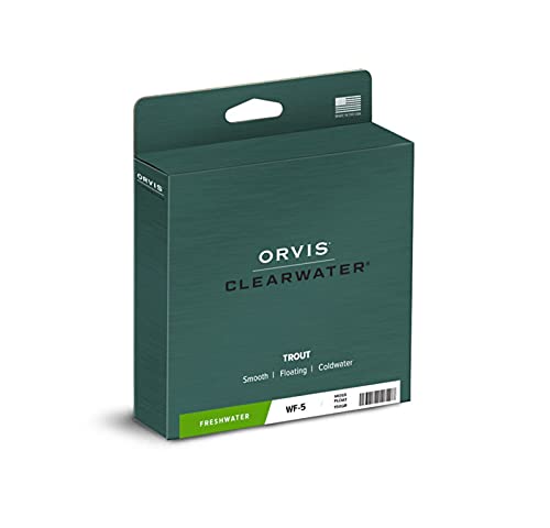 Orvis Clearwater Fly Line for Beginner & All-Around Fly Fishing | Smooth, Durable 3-9 Wt Fly Line, Front Welded Loop, 90' Weight-Forward Taper, Cool to Moderate Water - size: WF 9