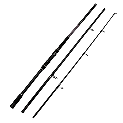Fiblink Surf Fishing Rod 2 Piece/3 Piece Portable Travel Spinning Rod Saltwater Surf Rod (9'/10'/10'6"/12') - style: Spin-12'-3pc