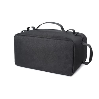 Fishing Tackle Bag Outdoor Camping Cookware Tool Bag Portable Large Capacity Tote Storage Bag Picnic Tactical Soft Case (Black(13.38''L x 6.69''W x 7.48''H)) - color: Black(13.38''L x 6.69''W x 7.48''H)