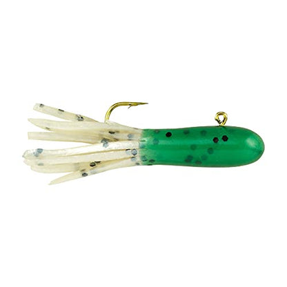 Berkley PowerBait Pre-Rigged Atomic Tubes Fishing Soft Bait - color: Glow, size: 1/32 oz
