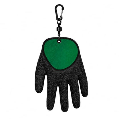 Fishing Gloves for Men with Quick Release Keychain, Fish Handling Gloves with Magnetic Carabiner, Anti Slip Fish Gloves with for Bass Fishing, Catfish, Kayak & Shore Fishing - color: Only-Left